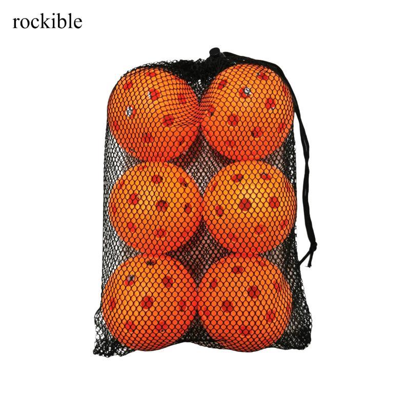 Rockible 6x Bóng Pickleball 74mm Bóng thi đấu Pickleball Phụ kiện