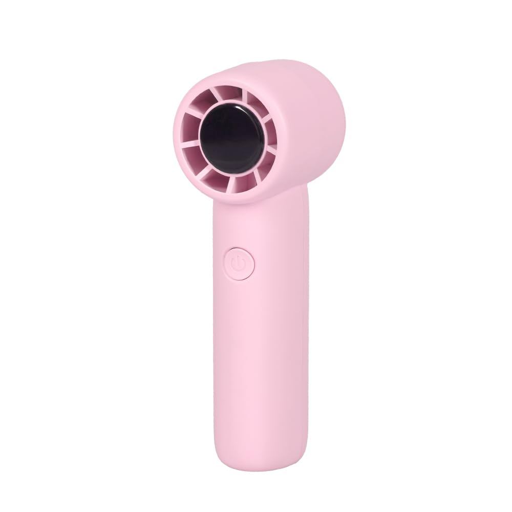 MOTTERU Turbo & Jet Handy Fan - Powerful Compact Design with 5 Speed Settings and Digital Battery In