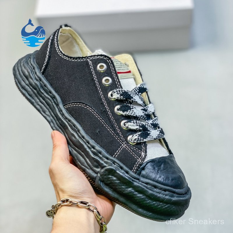 Giày MMY Mihara Yasuhiro Blakey Original Sole Canvas Low retro dissolving shell toe sneaker chính hã