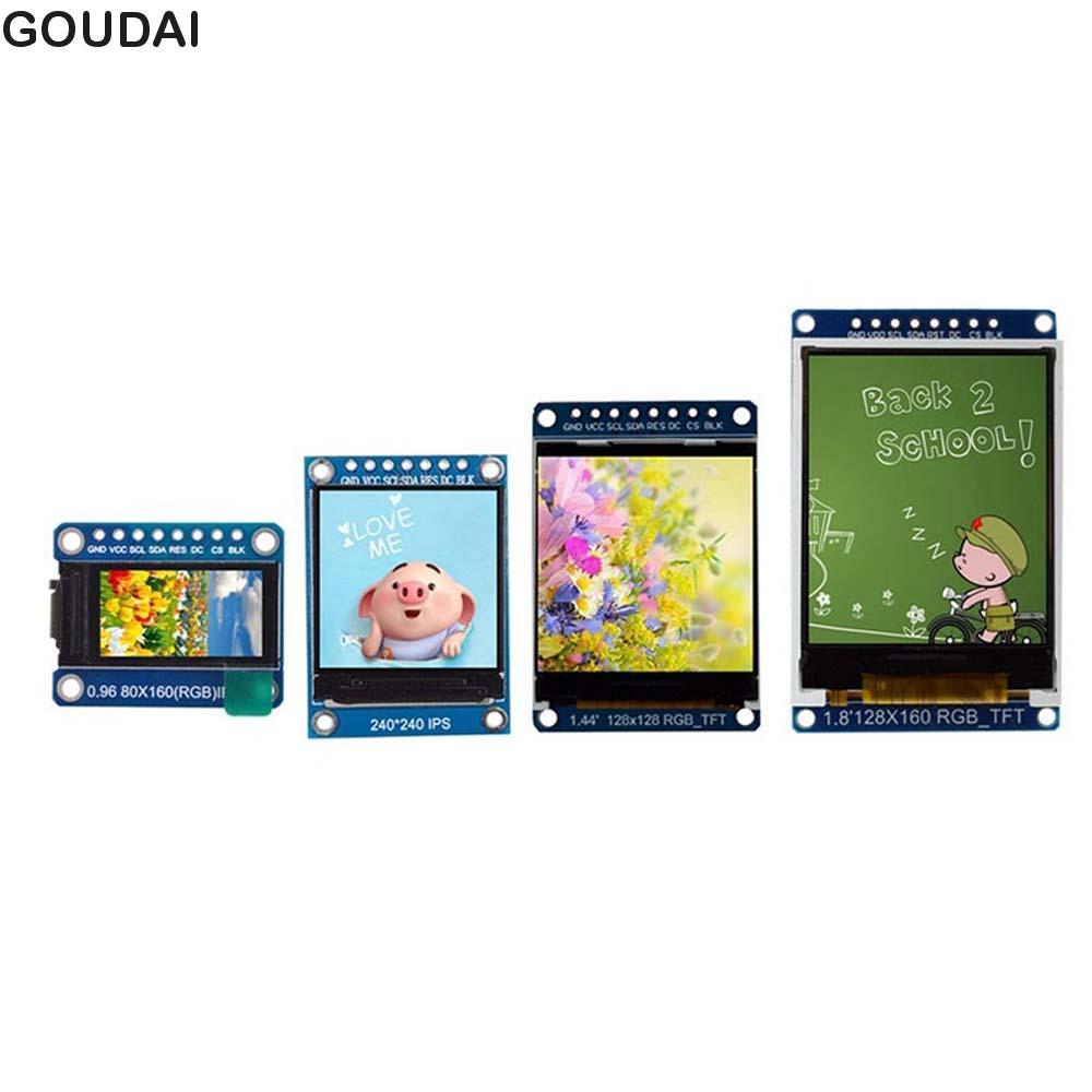 GOUDAI TFT Display SPI Mô-đun hiển thị điện tử thông minh 0.96 1.3 1.44 1.8 inch cho màn hình Arduin