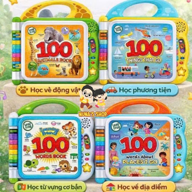 Sách Điện Tử Leapfrog 100 Chủ Đề: Học Tiếng Anh Vui Nhộn Cho Bé