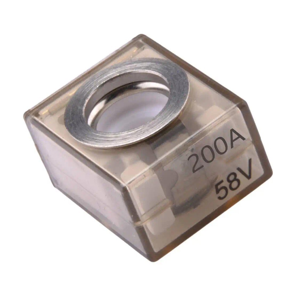 Cầu chì đầu cuối pin định mức hàng hải 200A chống nước Chỉ 58V Mới tối đa