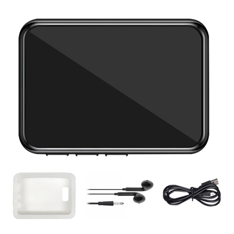 Kiss MP3 Player Bluetooth-Tương Thích 5 4 HiFi Music Player Loa 2 4Inch Touchable Màn Hình Player Vớ