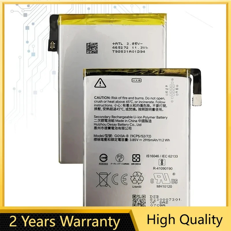 Pin Thay Thế G013A-B Cho Google Pixel 3 Pixel3 Sản Xuất Mới Nhất Pin + Dụng Cụ Điện Thoại