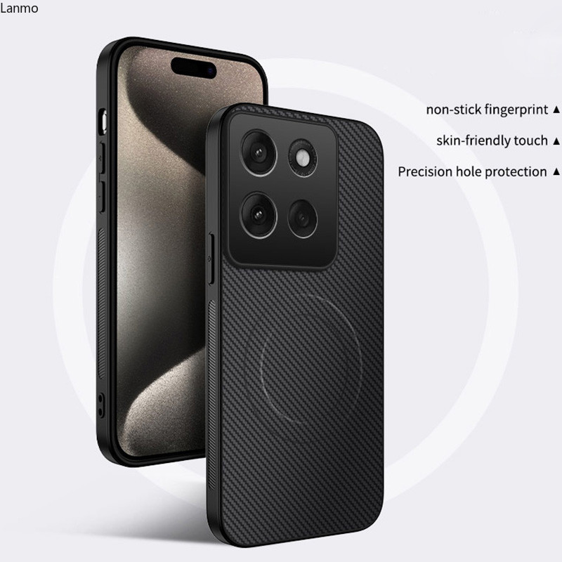 Vỏ Chống Sốc Cho Motorola Moto G86 / G86 Power Luxury Matte Case Vỏ Sạc Không Dây Kinh Doanh