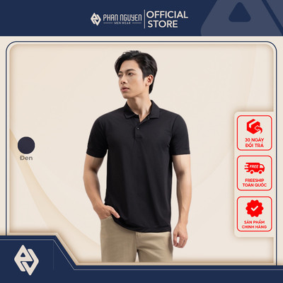 Áo polo nam Phan Nguyễn, chất liệu cao cấp, thoáng mát nhanh khô, co giãn tốt, form slim fit APC.286