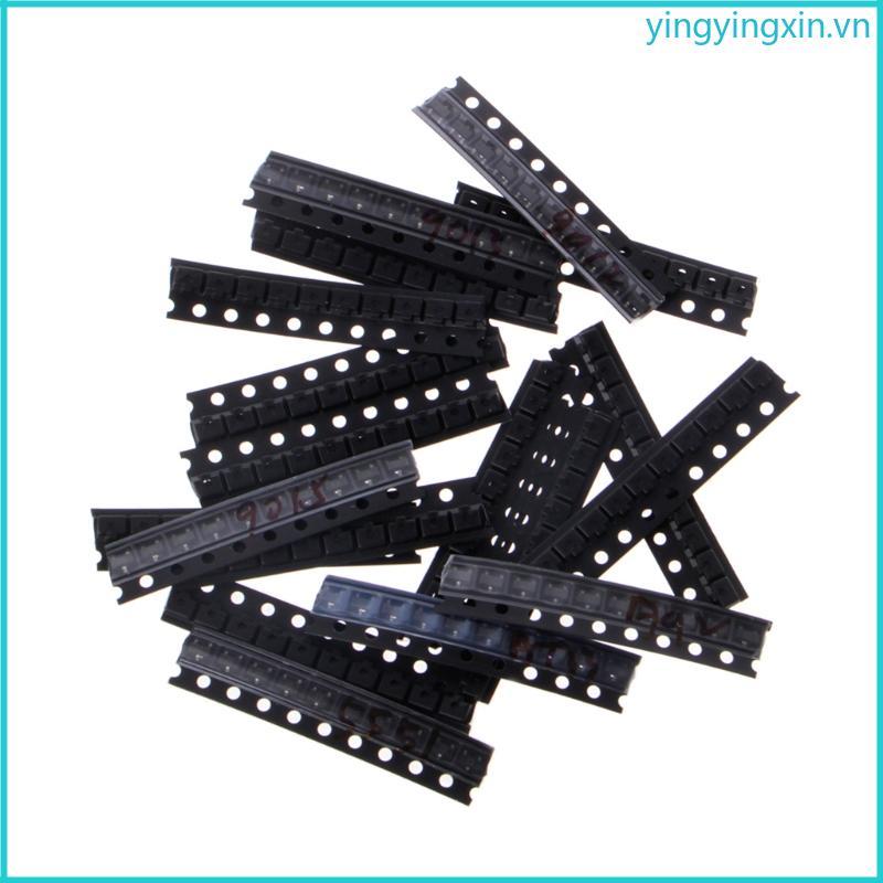 YIN 180 Chiếc 18 Giá Trị SMD Transistor Các Loại Bộ SOT-23 2N222 S9013 S9014 S9015 S9
