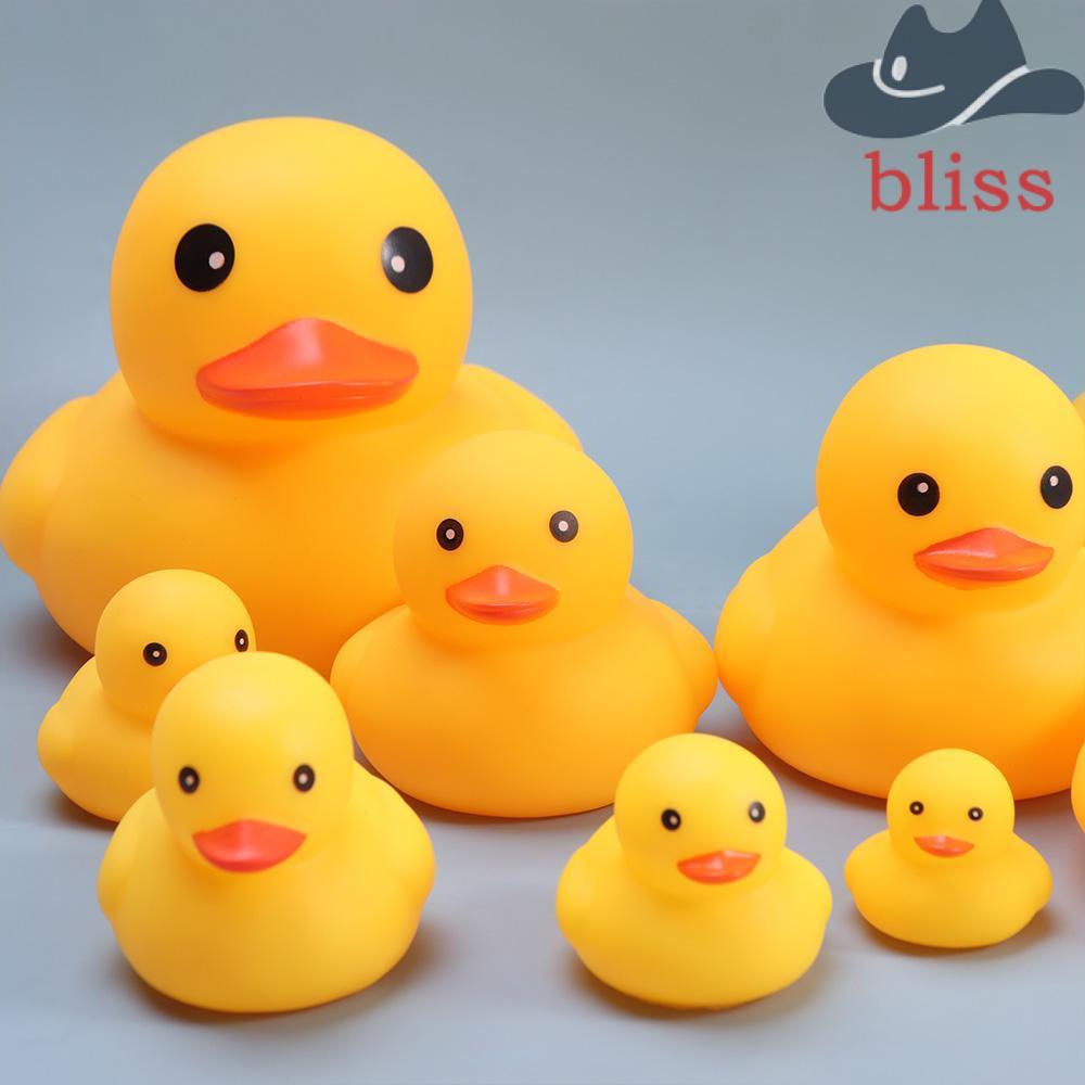 Vịt BLISS với đồ chơi tắm âm thanh bóp, Vịt vàng có âm thanh bóp Đồ chơi tắm cho bé Vịt vàng, Đồ chơ