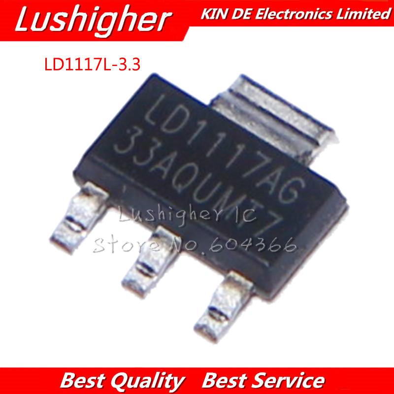 10 chiếc LD1117L-3.3 SOT-223 LD33V LD1117-3.3 SOT223 Chính Hãng