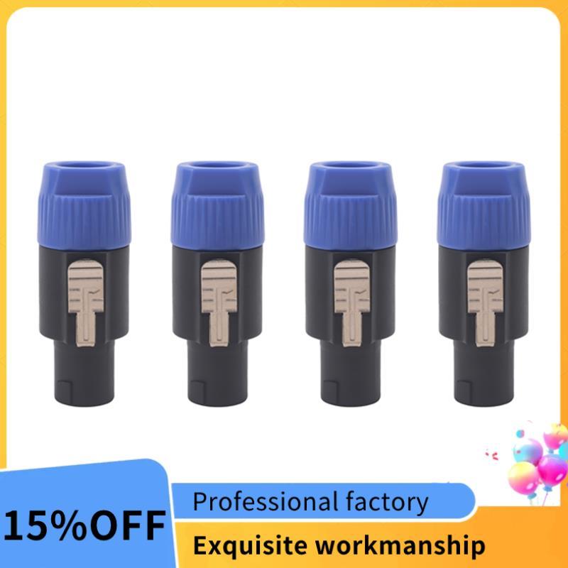 Loa Cắm Khóa Xoắn 4 Cực Loa Cắm Tương Thích Với Speakon NL4FC, NL4FX, NLT4X, NL2FC - 4 GÓI
