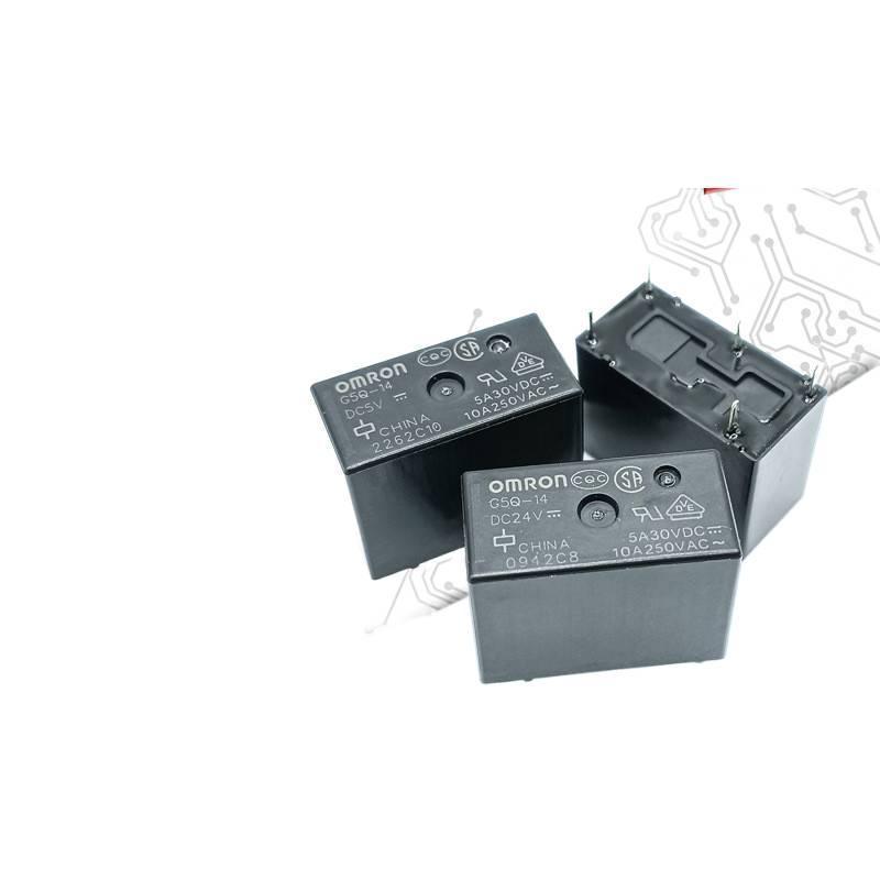 Rơle nguồn Omron G5Q-14-DC5V G5Q-14-DC12V G5Q-14-DC24V 5 chân 10A