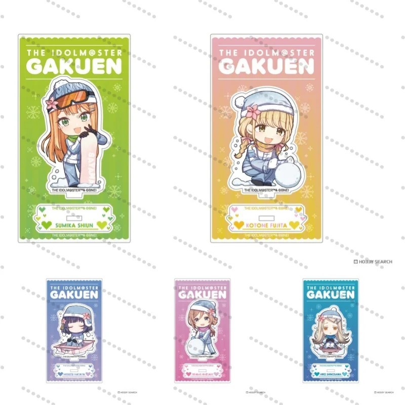 Standee Gakuen Idolmaster mô hình mica trang trí bàn học 10cm anime The Idolm@ster Gakuen quà tặng f