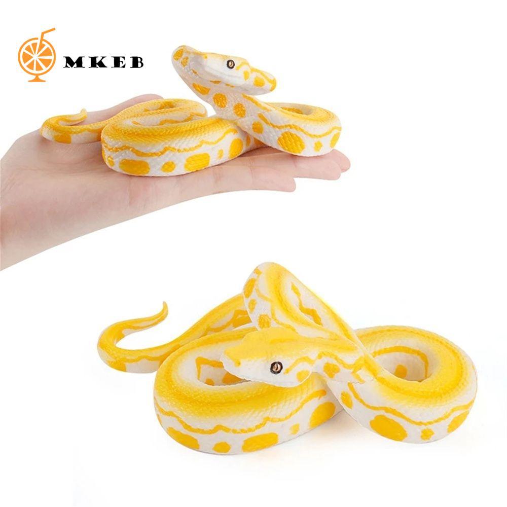 MKEB Mô Phỏng Python Hoang Dã Mô Hình Python Kích Thước Lớn Prank Đồ Chơi Bộ Sưu Tập Quà Tặng Động V