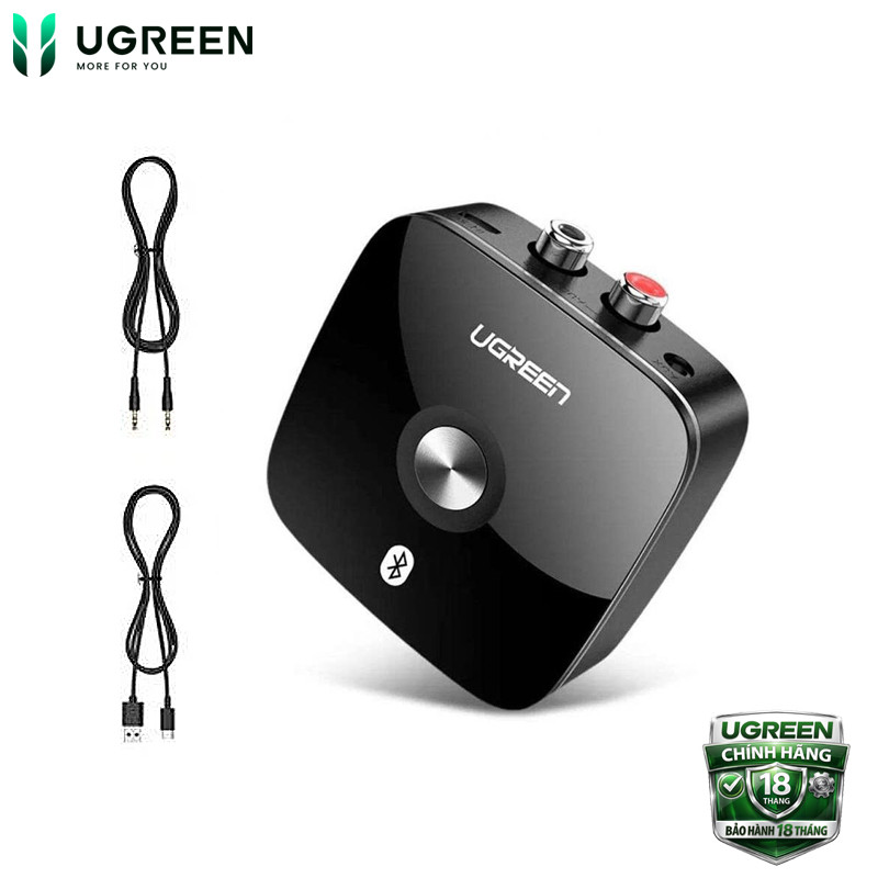 Thiết bị nhận Bluetooth 5.1 Ugreen 40759 CM106  dùng cho Loa, Amply , có APTX HD