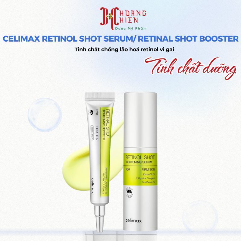 Tinh chất chống lão hoá retinol vi gai CELIMAX RETINOL SHOT SERUM/ RETINAL SHOT BOOSTER