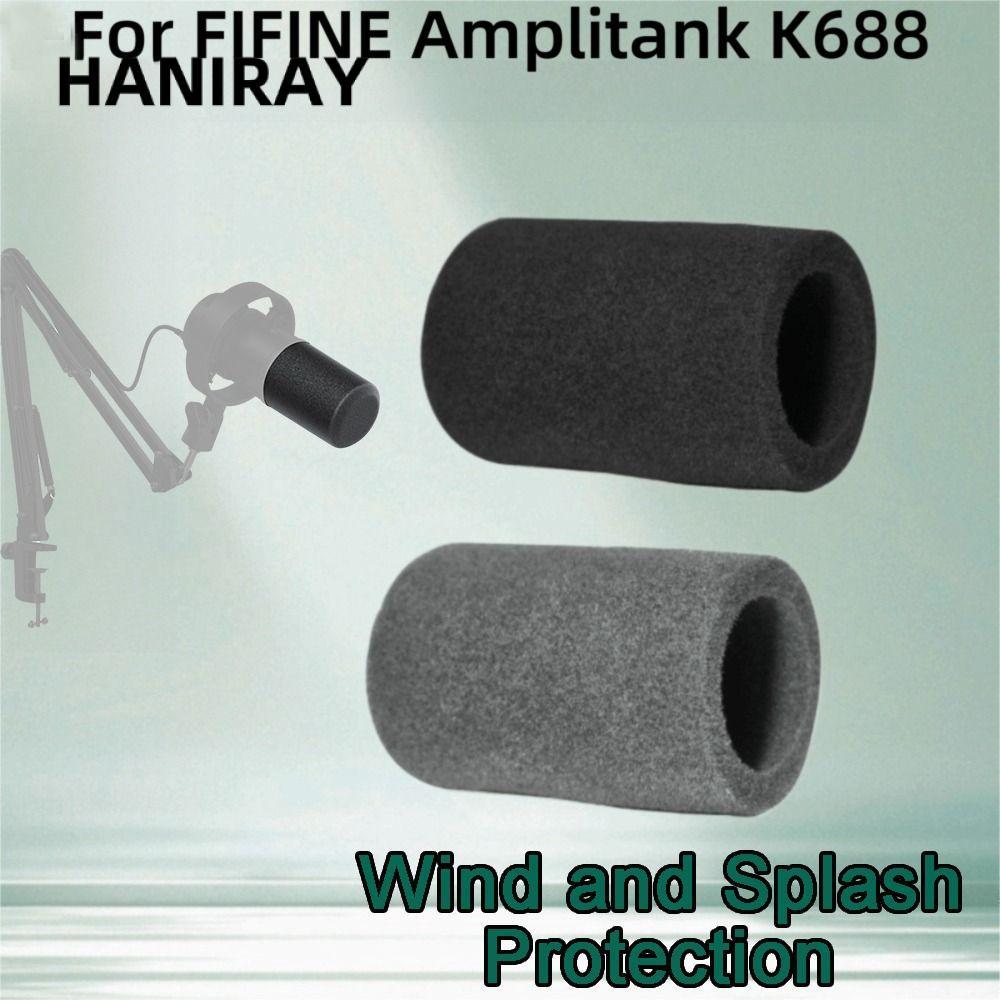 HANIRAY 1 Vỏ Kính Chắn Gió Mic, Vỏ Micro Xốp Xốp Thay Thế, Vỏ Lọc Pop Chống Gió Chuyên Nghiệp Cho FI