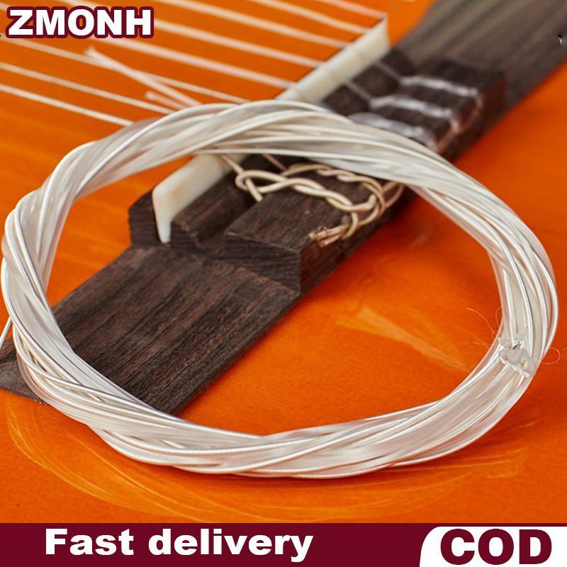 Zmo 6pcs Guitar Strings Nylon bạc Strings Set đối với cổ điển guitar cổ điển