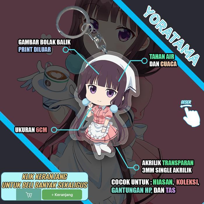 Gantungan Kunci Blend S Maika Kaho, Keychain Anime Lucu - Maika