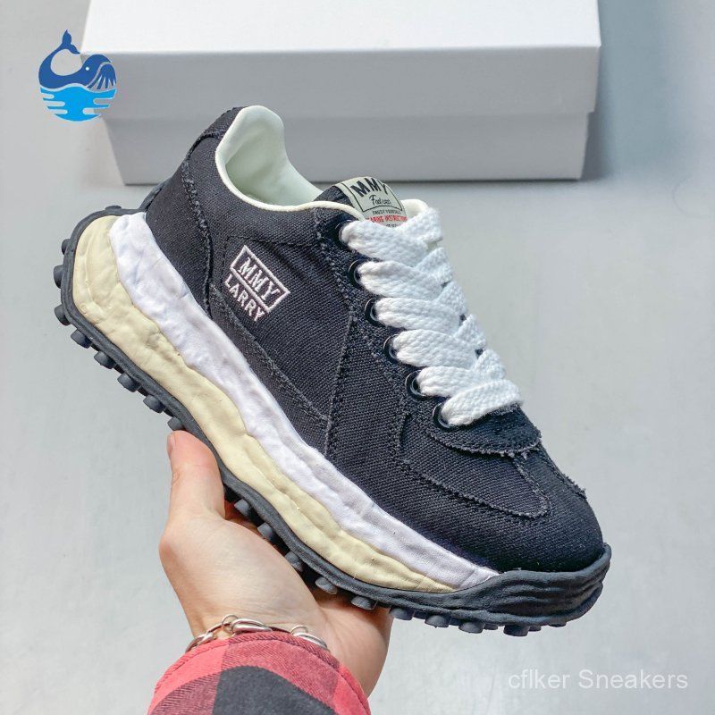Giày MMY Mihara Yasuhiro Original Sole Canvas Low retro dissolving casual sneaker chính hãng