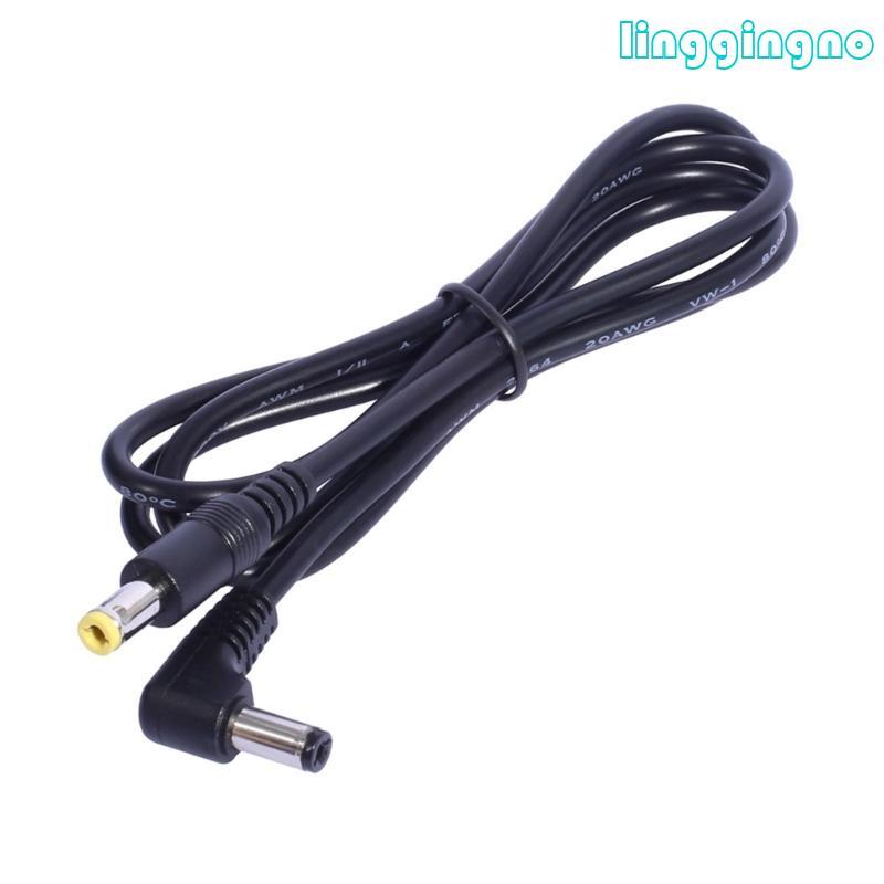 RR 90 Độ DC5521 Đầu Thẳng DC5521 Dây Cáp Nối Dài Nguồn Nam