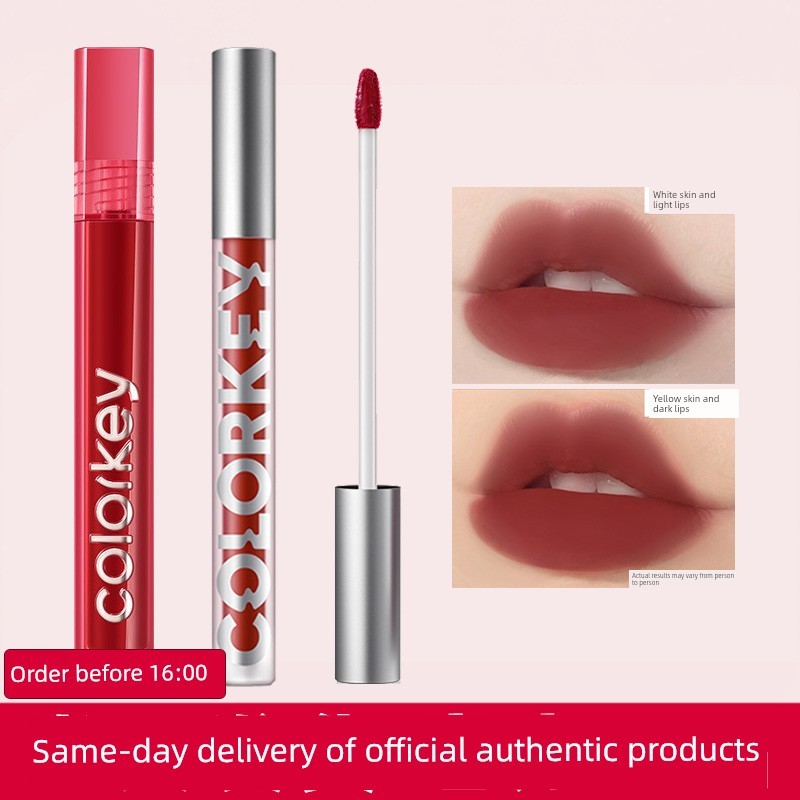 son mezzy son lì không trôi chính hãng Colorkey colorkey Kolaqi Dung tích lớn Air Lip Gloss