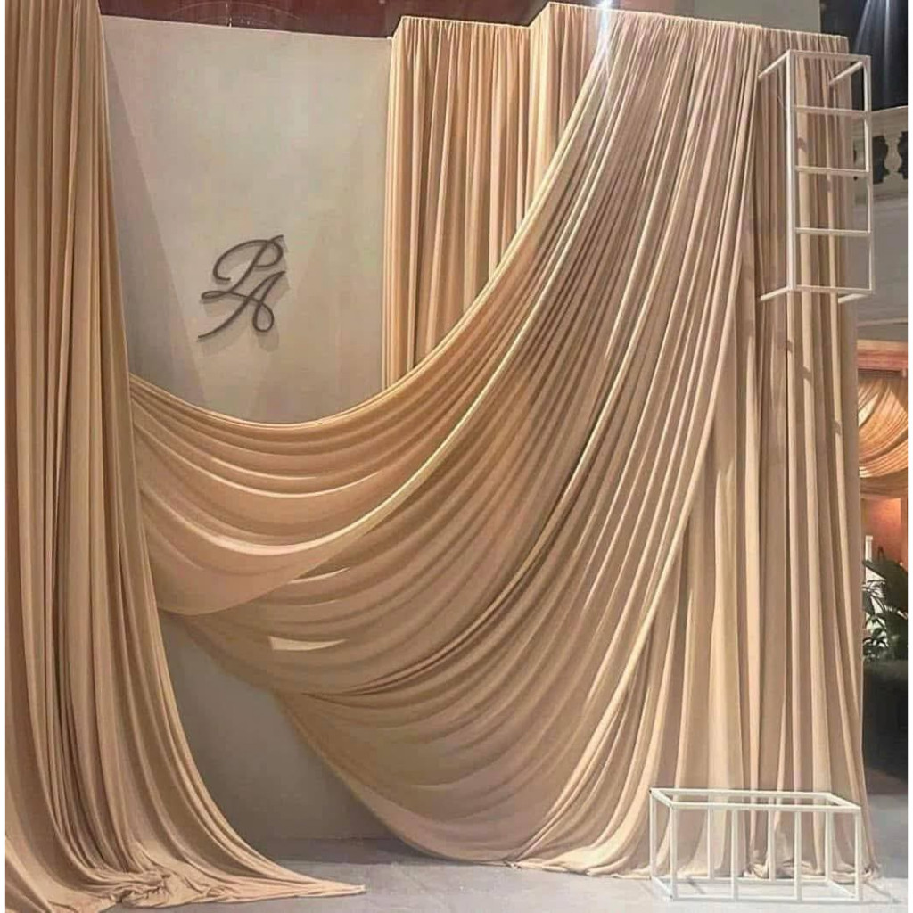 Phông Nền Chụp Ảnh Vải Thun Rộng 1m5 Màu Nu Trang Trí  Đám Cưới, Backdrop Sinh Nhật, Party Siêu Đẹp