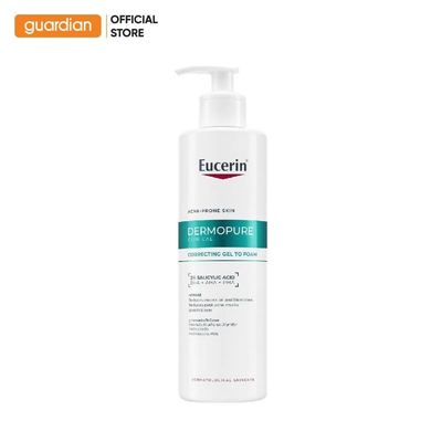 Gel Rửa Mặt Làm Sạch Sâu Cho Da Mụn Eucerin Dermopure Clinical Correcting Gel To Foam 400ml | Guardian Việt Nam