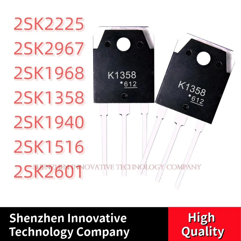 5 Chiếc 2SK2225 K2225 2SK2967 K2967 2SK1968 K1968 2SK1358 K1358 2SK1940 K1940 2SK1516 K1516 2SK2601 