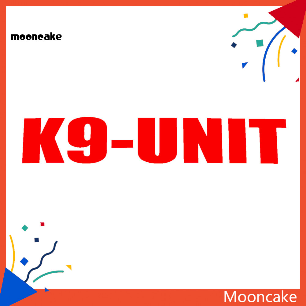 Moon * K9-Unit Xe Kiểu Dáng Thân Xe Cửa Sổ Phản Quang Đề Can Dán Trang Trí