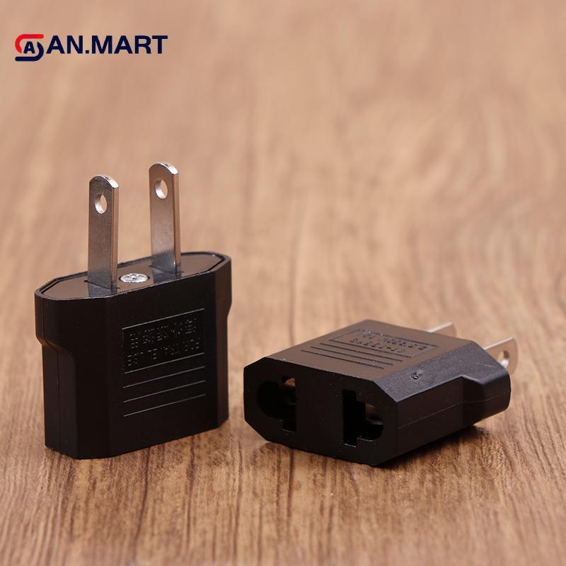 AN.MART 2 Cái Châu Âu US AU EU US Sang EU / EU Sang US Cắm Adapter Euro Du Lịch Điện Cắm Bộ Chuyển Đ