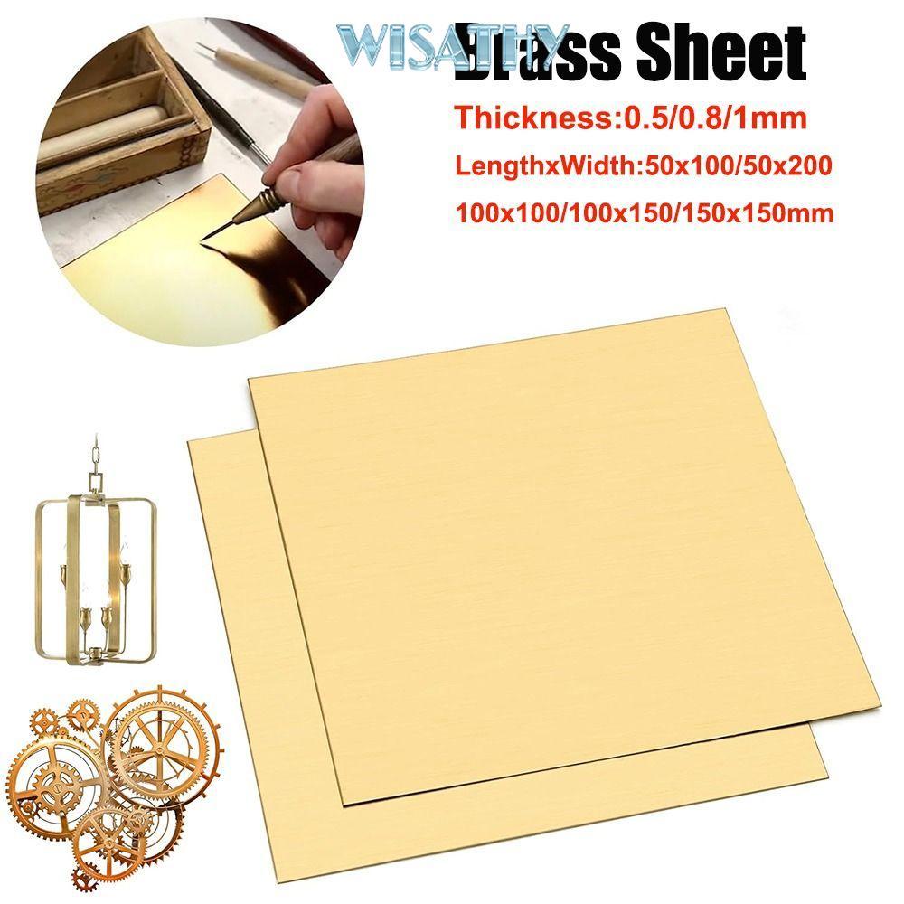 WISATHY Tấm đồng WISHY, Tấm đồng thau 0,5mm 0,8mm 1mm, Tấm đồng thau nhiều kích cỡ