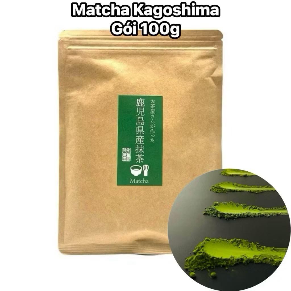 Bột Matcha - Kagoshima Nhật Bản 100g Dòng Cao Cấp