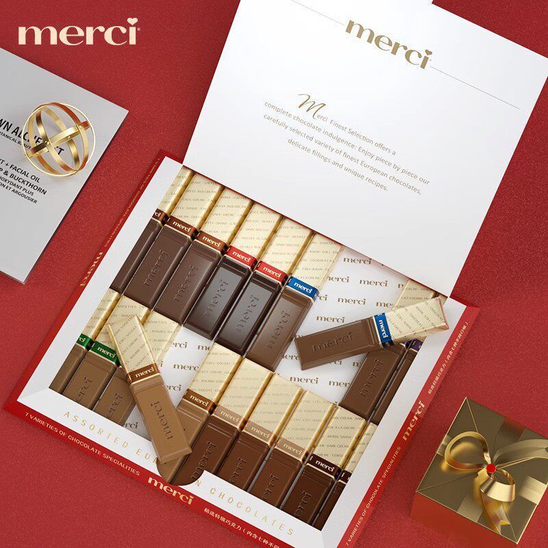 Merci Mini Chocolate Kẹo Các Loại Sữa Chocolate Bagged Snack 125g Nhập Khẩu Từ Đức 5.8v