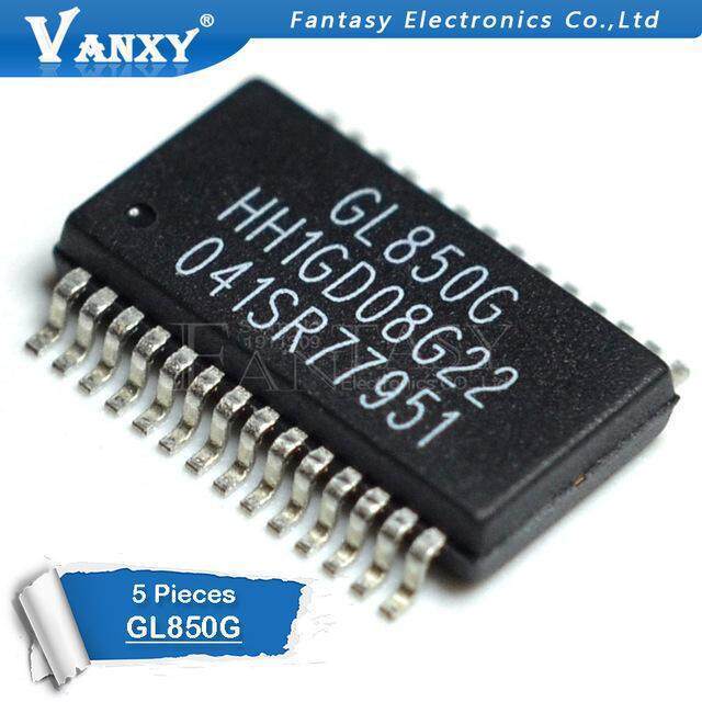 5 Chiếc GL850G SSOP28 GL 850 G 850G SSOP-28 SMD USB HUB Bộ Điều Khiển Chip IC Mới