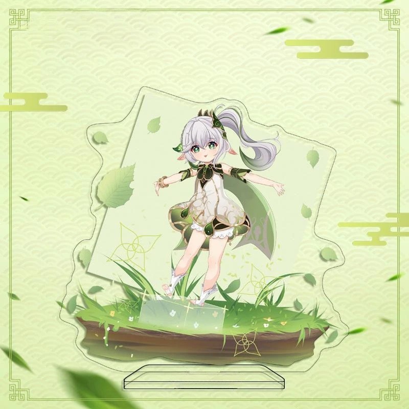 Standee Nahida Genshin Impact Thảo Thần mô hình mica acrylic trang trí bàn học decor quà tặng fan ga