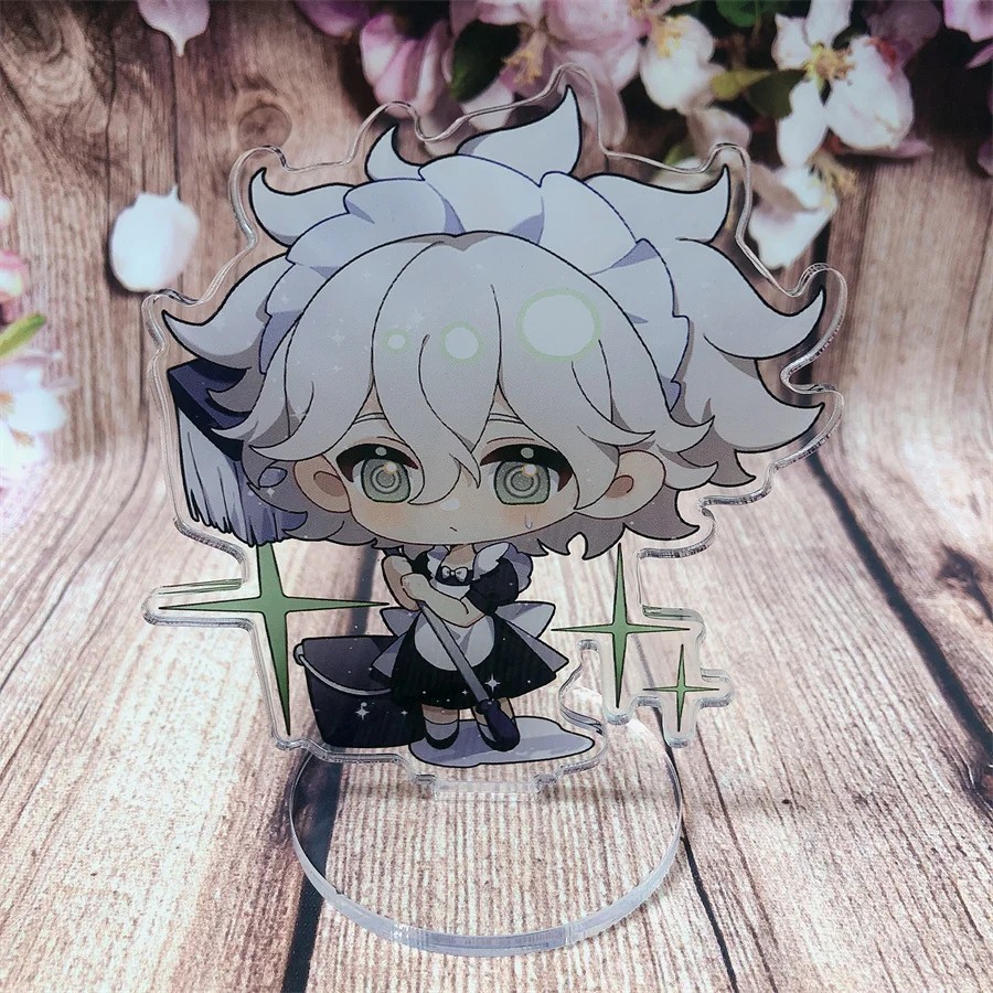 Standee anime Danganronpa mô hình mica nhân vật Nagito Komaeda Chiaki Nanami Togami Byakuya trang tr