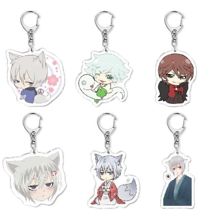 New Anime Kamisama Kiss Kamisama Love Keychain Cute Tomoe Kurama Mi Zu Ki Anime Figures Acrylic Key 