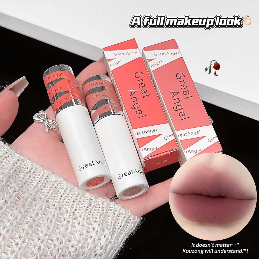 GreatAngel Velvet Lip Cheek Dual-use Lip Clay Matte Matte Silky