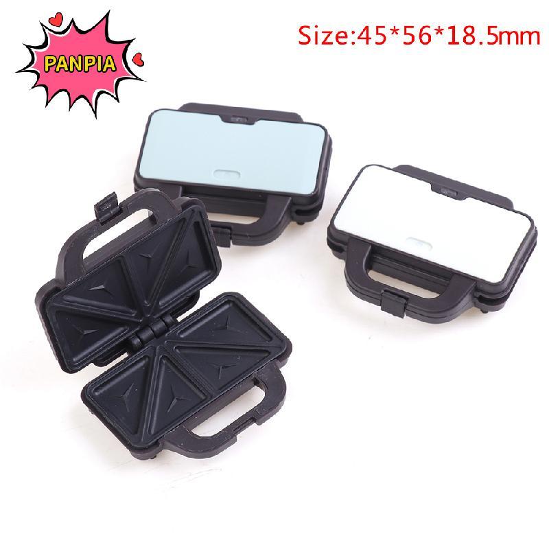 [PNPIA] 1: 12 Nhà Búp Bê Mini Pancake Maker Waffle Sandwich Maker Nhà Bếp Điện Mẫu VN