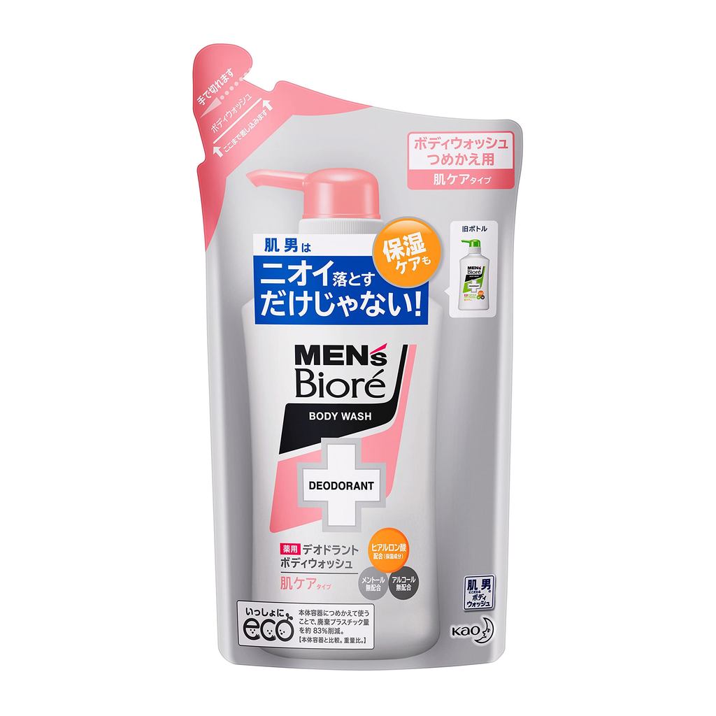 Men's Biore Deodorant Body Wash Skin Care Type Refill 380ml/ Direct from JAPAN
