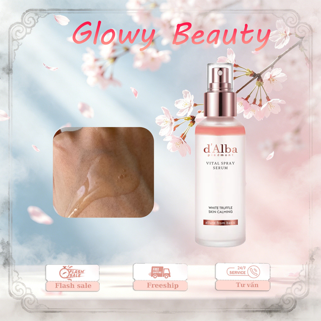 Serum d’Alba chính hãng - Dạng lỏng nhẹ, không bết dính, phù hợp da nhạy cảm