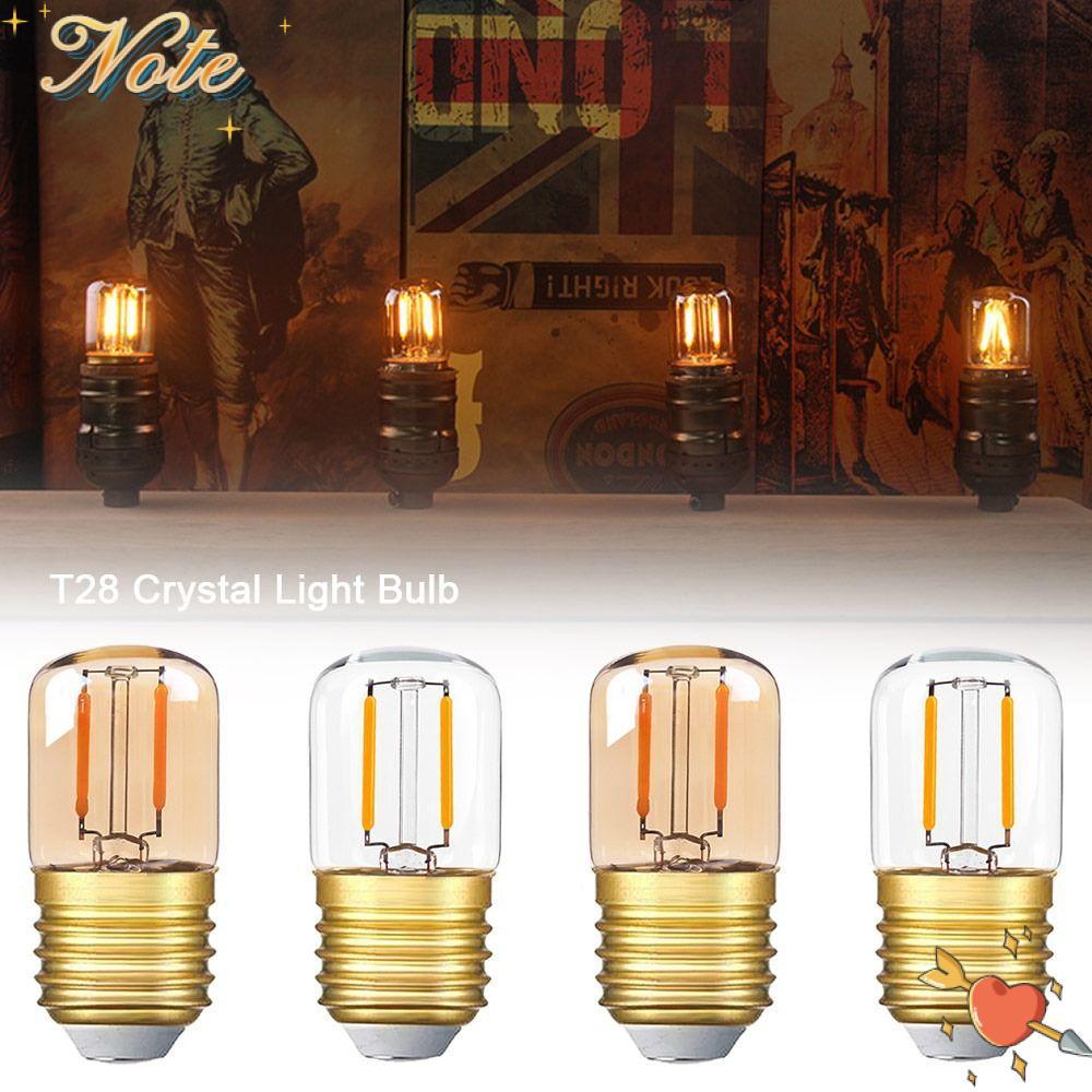 NOTE1 Bóng Đèn LED, Bóng Đèn Pha Lê 1W T28, Đèn Chùm Gia Đình 2200K Nến E26 E27 Bóng Đèn Nến Nhà