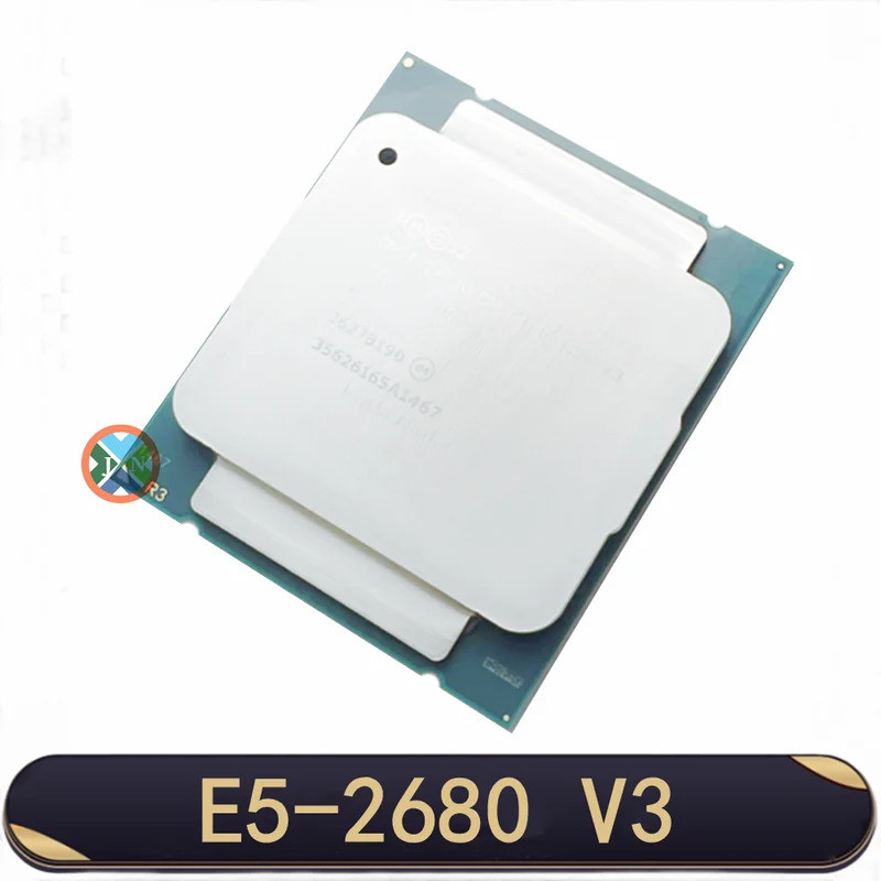 Bộ xử lý HB Xeon E5 2680 V3 SR1XP 2.5Ghz 12 Core 30MB Ổ cắm LGA 2011-3 CPU E5 2680V3 CPU E5-2680V3 C