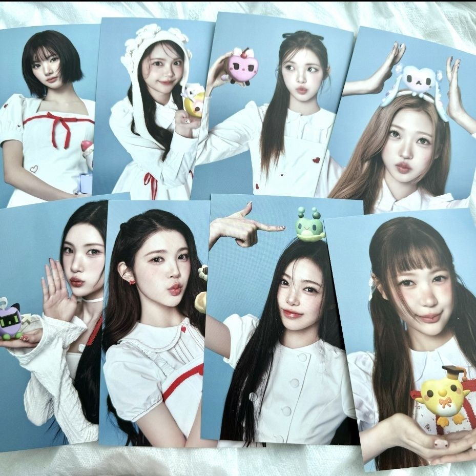 Hearts2hearts trái tim kỷ niệm một năm fm hibye bưu thiếp ian yuha jiwoo