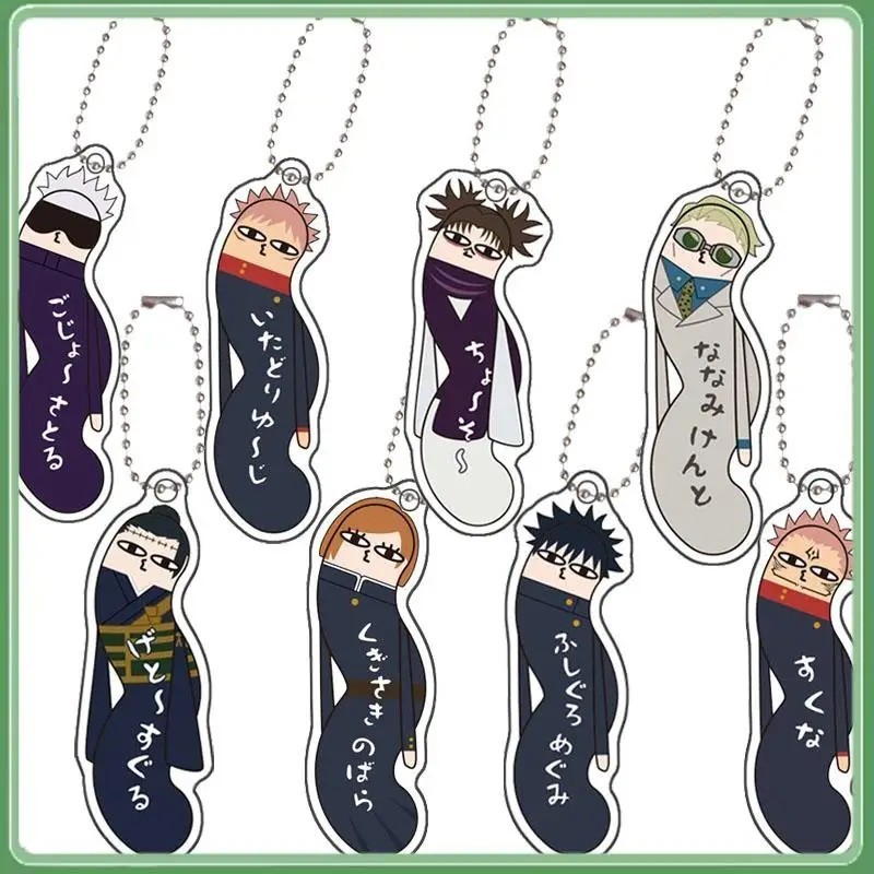 Móc khóa Anime Jujutsu Kaisen Chú Thuật Hồi Chiến Gojo Satoru Geto Suguru Sukuna Megumi Acrylic meme