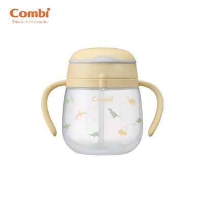 (MamanBébé chính hãng) Bình nước Combi LakuMug bước 6 dung tích 240ml Khủng long