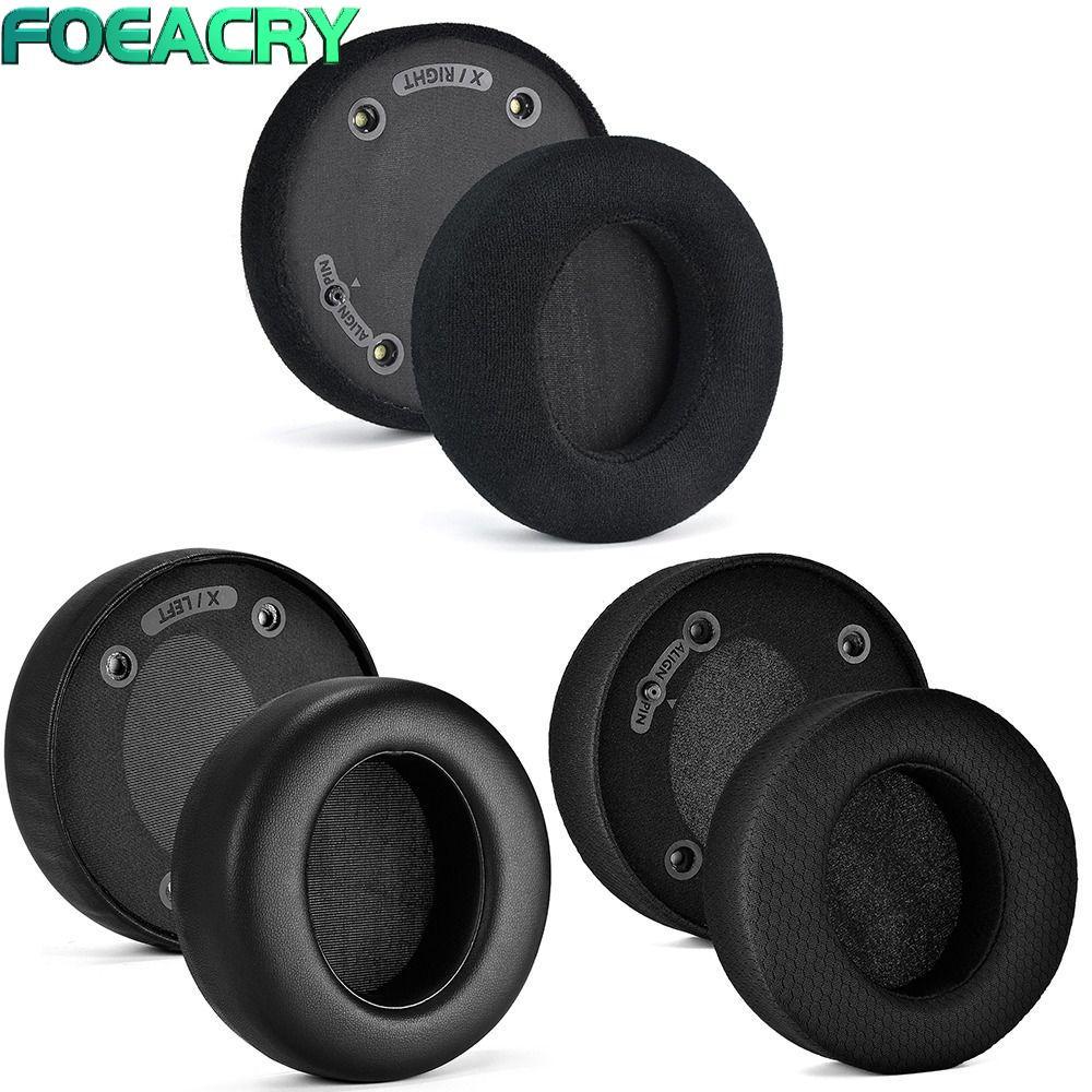 FOEACRY 2 Miếng Đệm Tai, Miếng Đệm Tai Thay Thế Bọt Biển Protein, Bộ Phận Sửa Chữa Tai Nghe Phụ Kiện