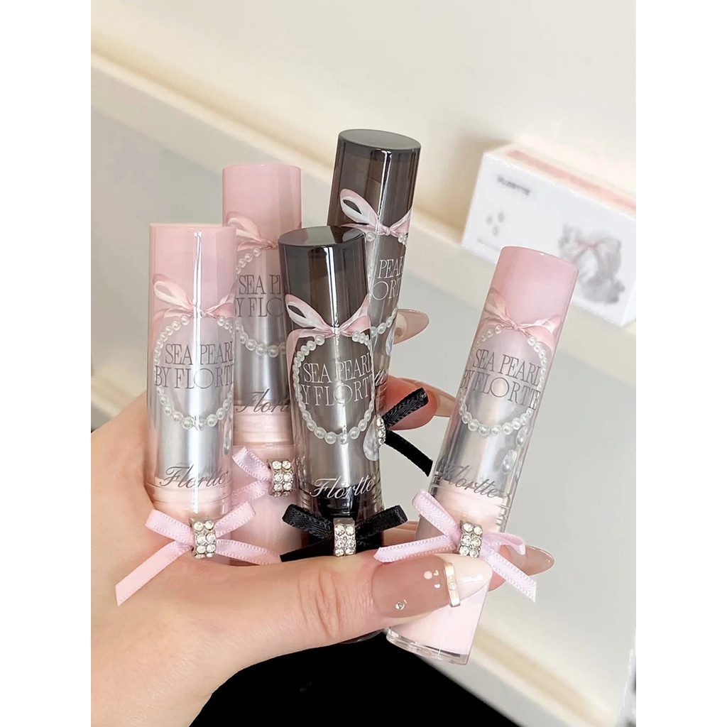 Flortte Flortte Flortte Glass Sea Solid Lip Gloss b02 Lip Gloss p04 Trong Suốt Xếp Chồng Màu Khỏa Th