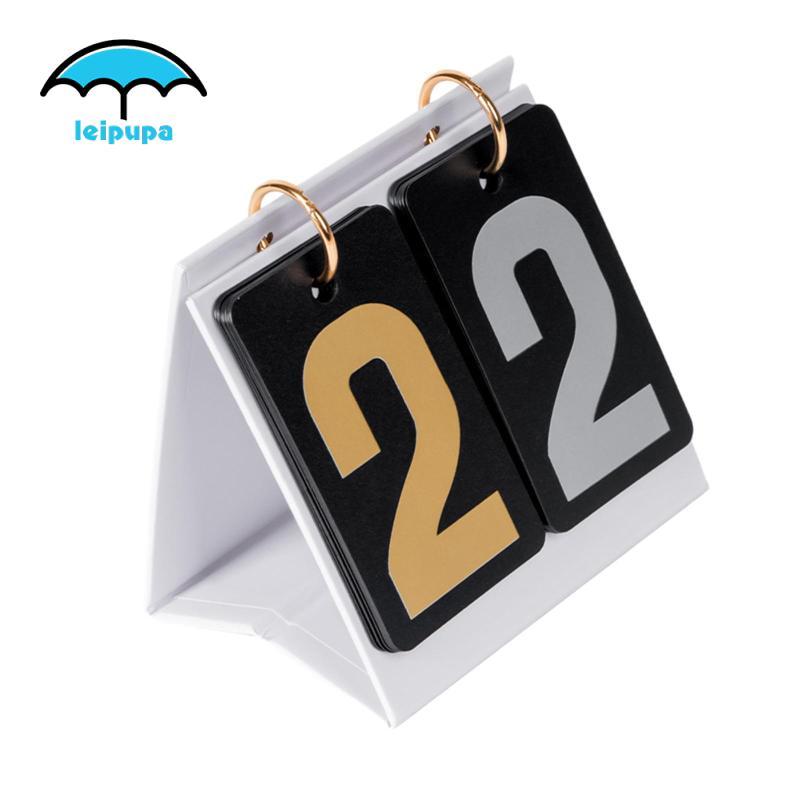 Leipupa Easy Flip Card Game Score Keeper có chân đế Bảng điểm thể thao di động chống nước cho Guanda