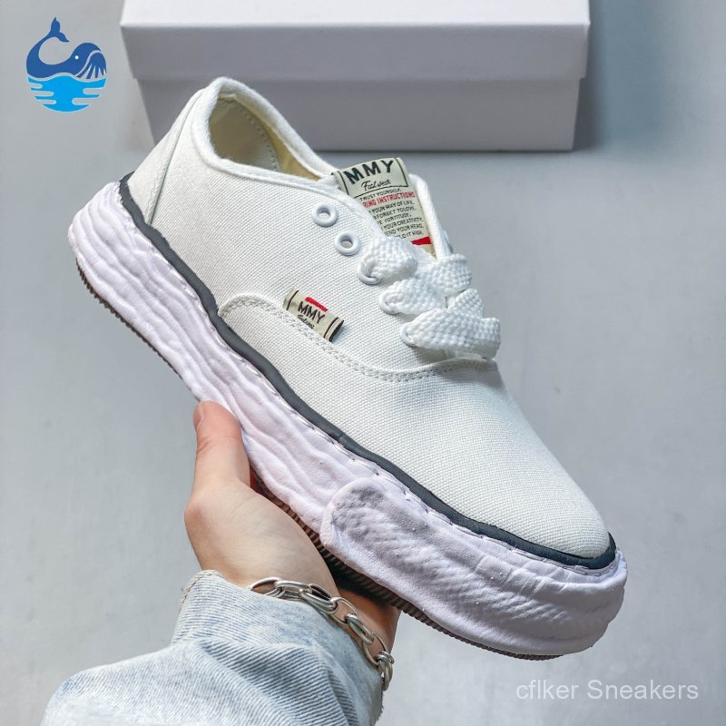 Giày MMY Mihara Yasuhiro Original Sole Canvas Low retro dissolving fashion board sneaker chính hãng